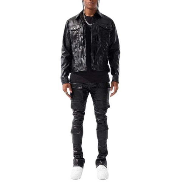 Jordan Craig Thriller Trucker Jacket (Black) JJ1218