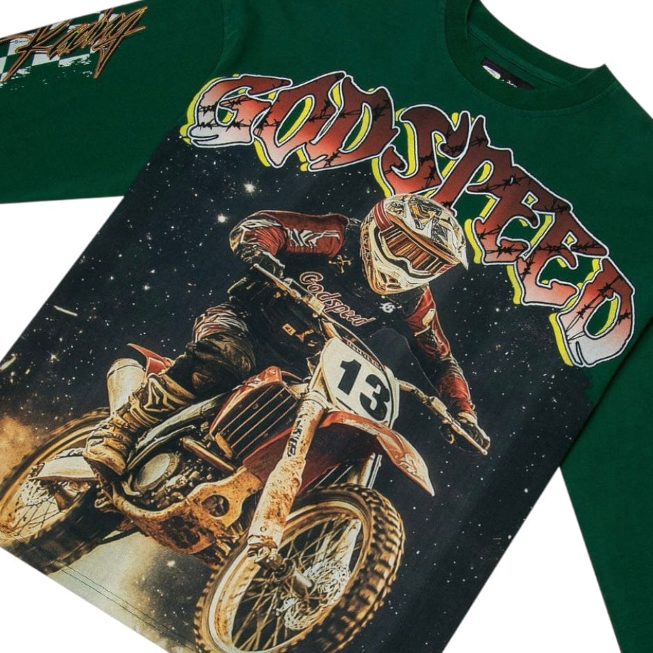 Godspeed Full Throttle LS T-Shirt (Green)