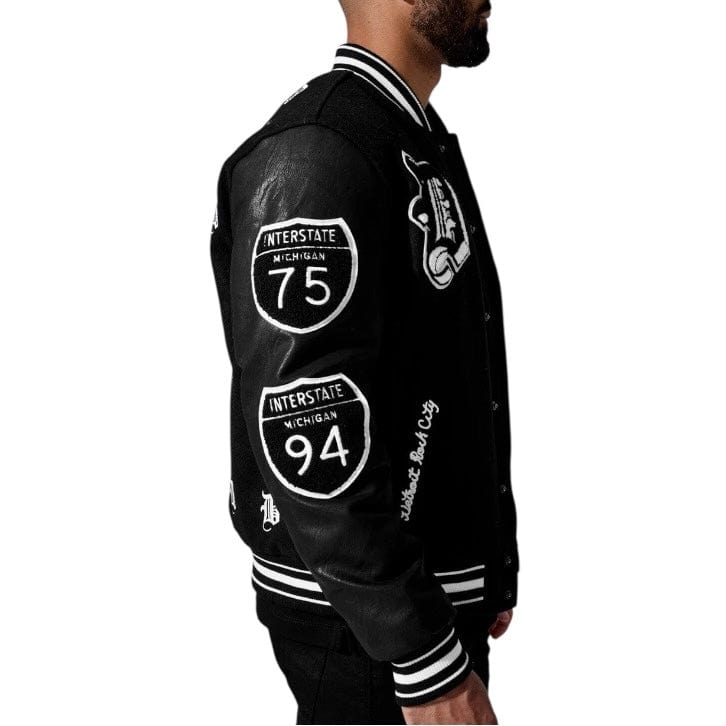 Jordan Craig 313 Varsity Jacket (Black) 91655