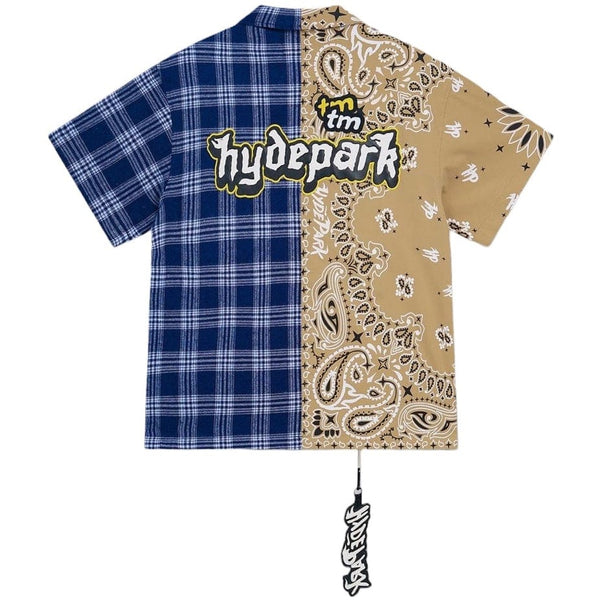 Hyde Park East LA Button Down Shirt (Blue)