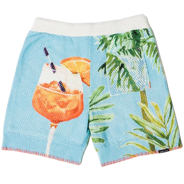 Si Tu Veux Tropical Life Shorts (Blue) TV0129