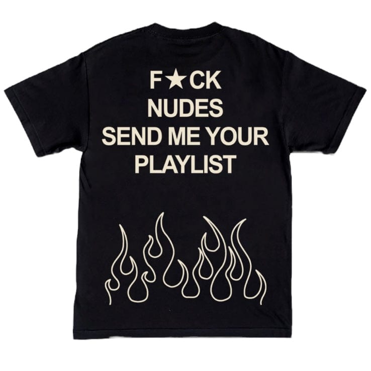 Lonely Hearts Club Fck Nudes T-Shirt (Black)