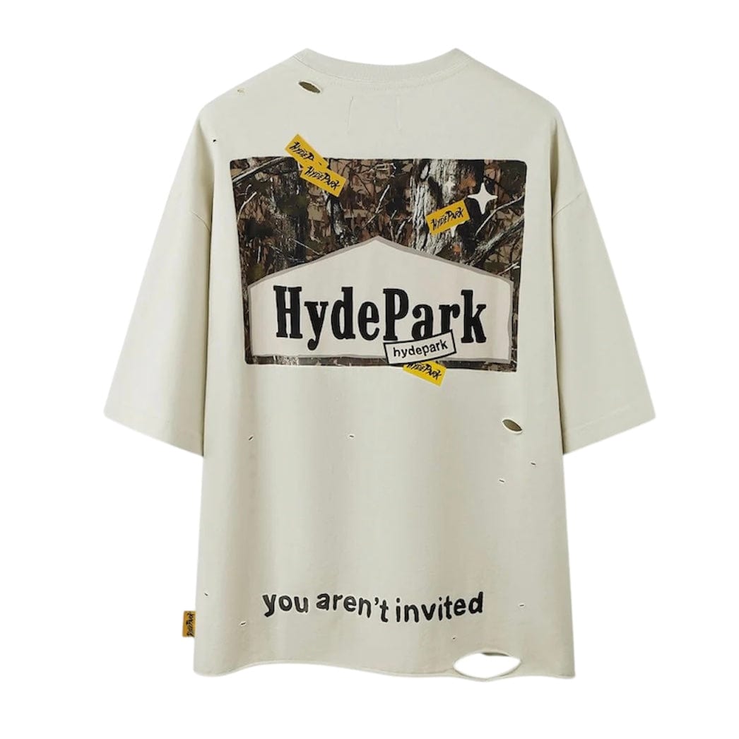 Hyde Park Ciggy Cig Forest Camo SST Tee (Cream)