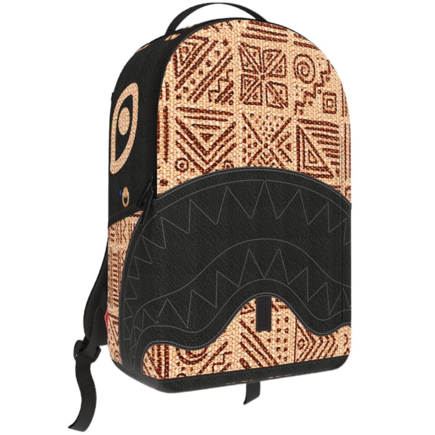 Sprayground Ai Raffia Palm Shark DLX Backpack