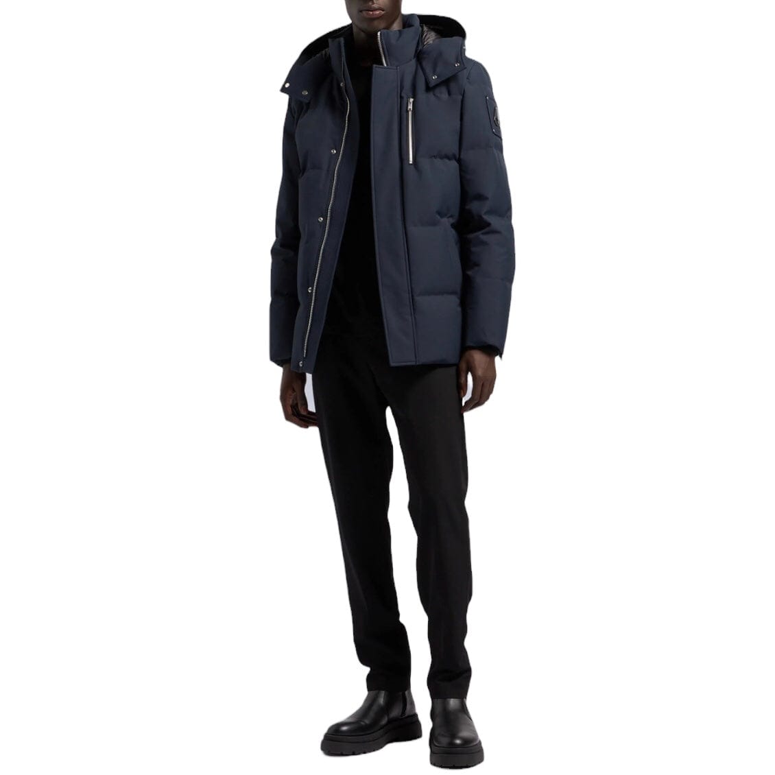 Moose Knuckle Cloud Shearling 3Q Jacket (Navy) M34MJ178S