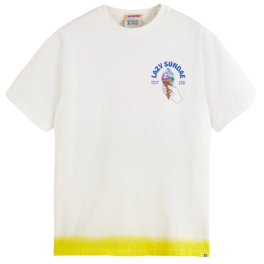 Scotch & Soda Lazy Sundae Tee (White Traditional) 175634