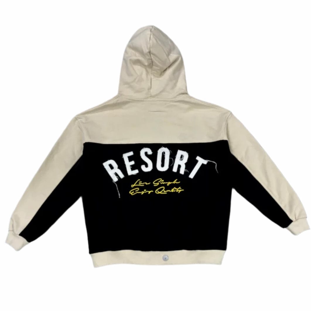 Mr.Wave Distressed Wave Hoodie (Black)