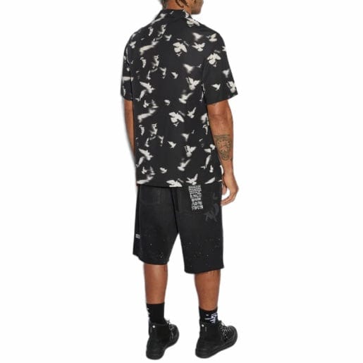 Ksubi Flight Resort Short Sleeve Shirt (Black) MPF24SH004