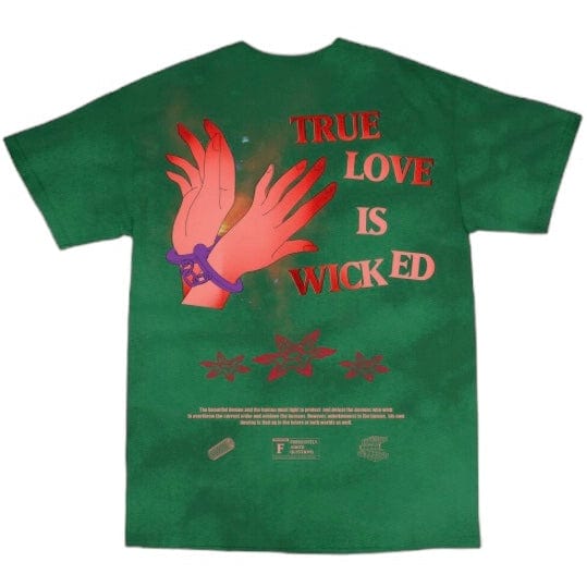 Frequently Asked Questions Wicked Love T Shirt (Kelly Green) 23-393BP