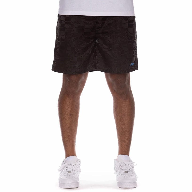 Ice Cream Running Check Shorts (Black) 441-3104