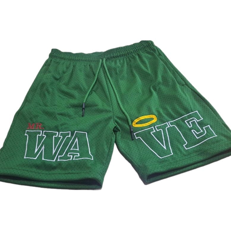 Mr.Wave Wave Mesh Shorts (Green)