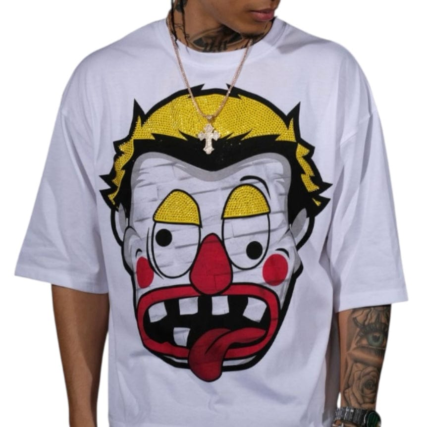 Genuine Dizzy Clown T Shirt (White) GN6264-WHT