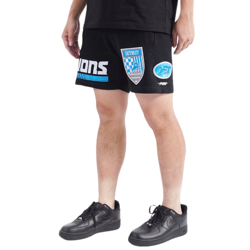 Pro Standard Detroit Lions Fast Lane Fleece Short (Black)