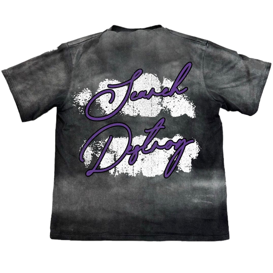 Retrovert Hand Tee (Black/Purple)