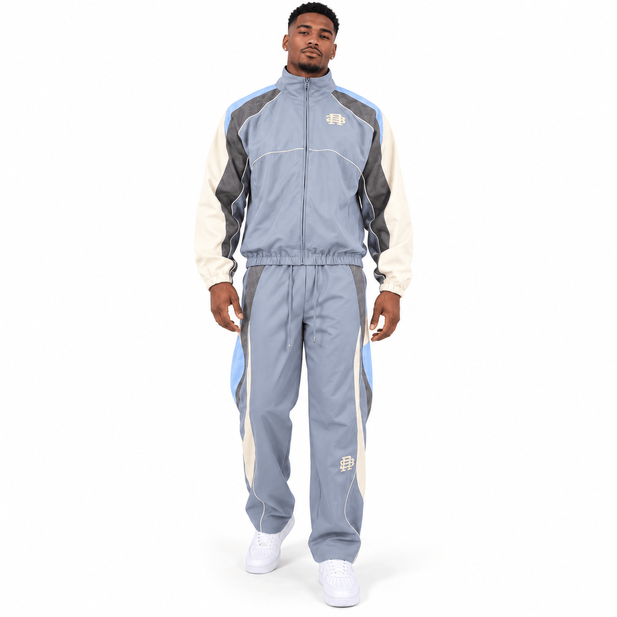 R3bel Denim Vintage Windbreaker Set (Grey) 3163-833