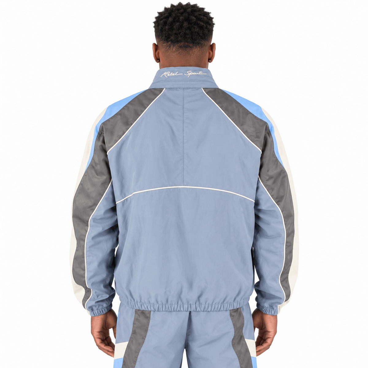 R3bel Denim Vintage Windbreaker Set (Grey) 3163-833