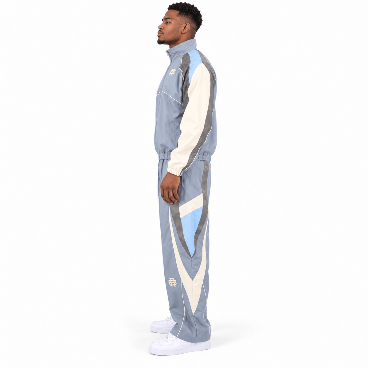 R3bel Denim Vintage Windbreaker Set (Grey) 3163-833
