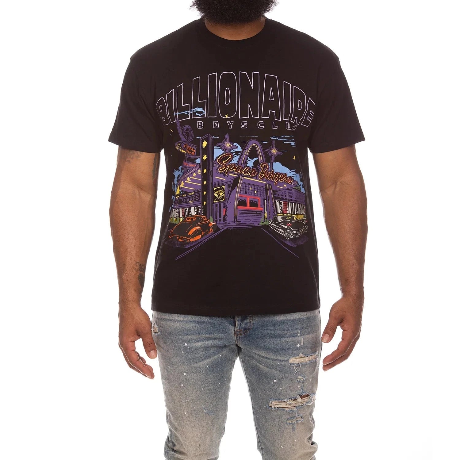 Billionaire Boys Club BB Diner SS Knit (Black) 851-4302
