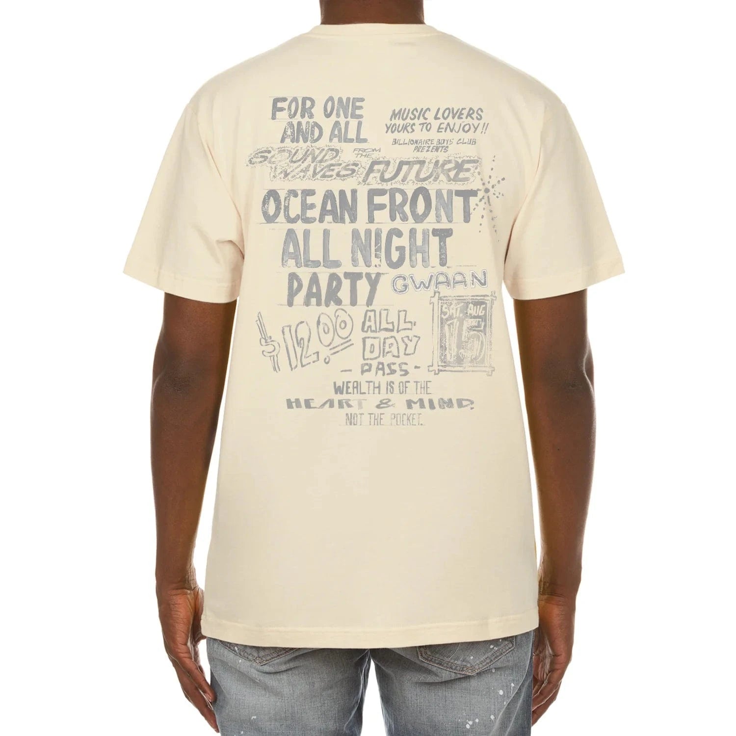 Billionaire Boys Club BB Partay SS Tee (Winter White) 851-6206