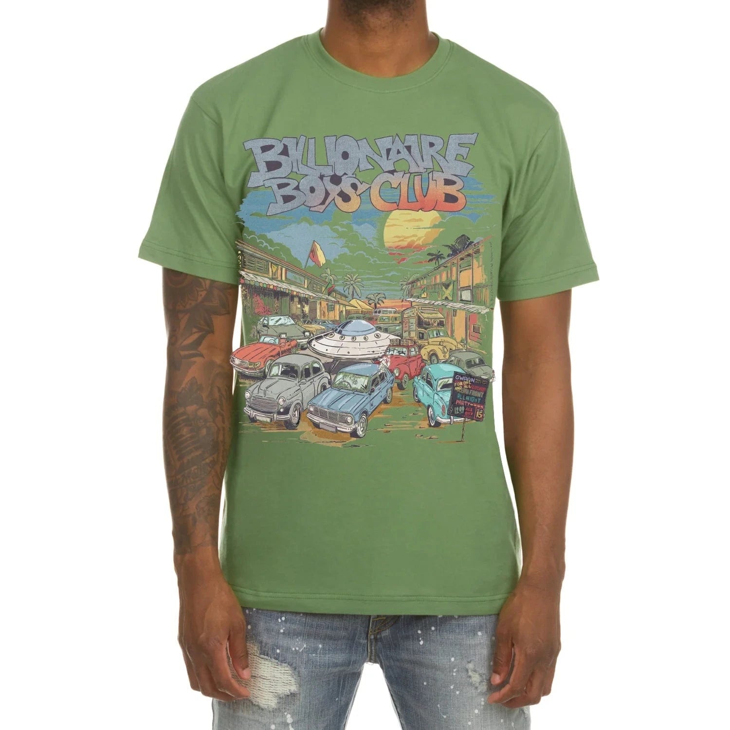 Billionaire Boys Club BB Partay SS Tee (Forest Shade) 851-6206