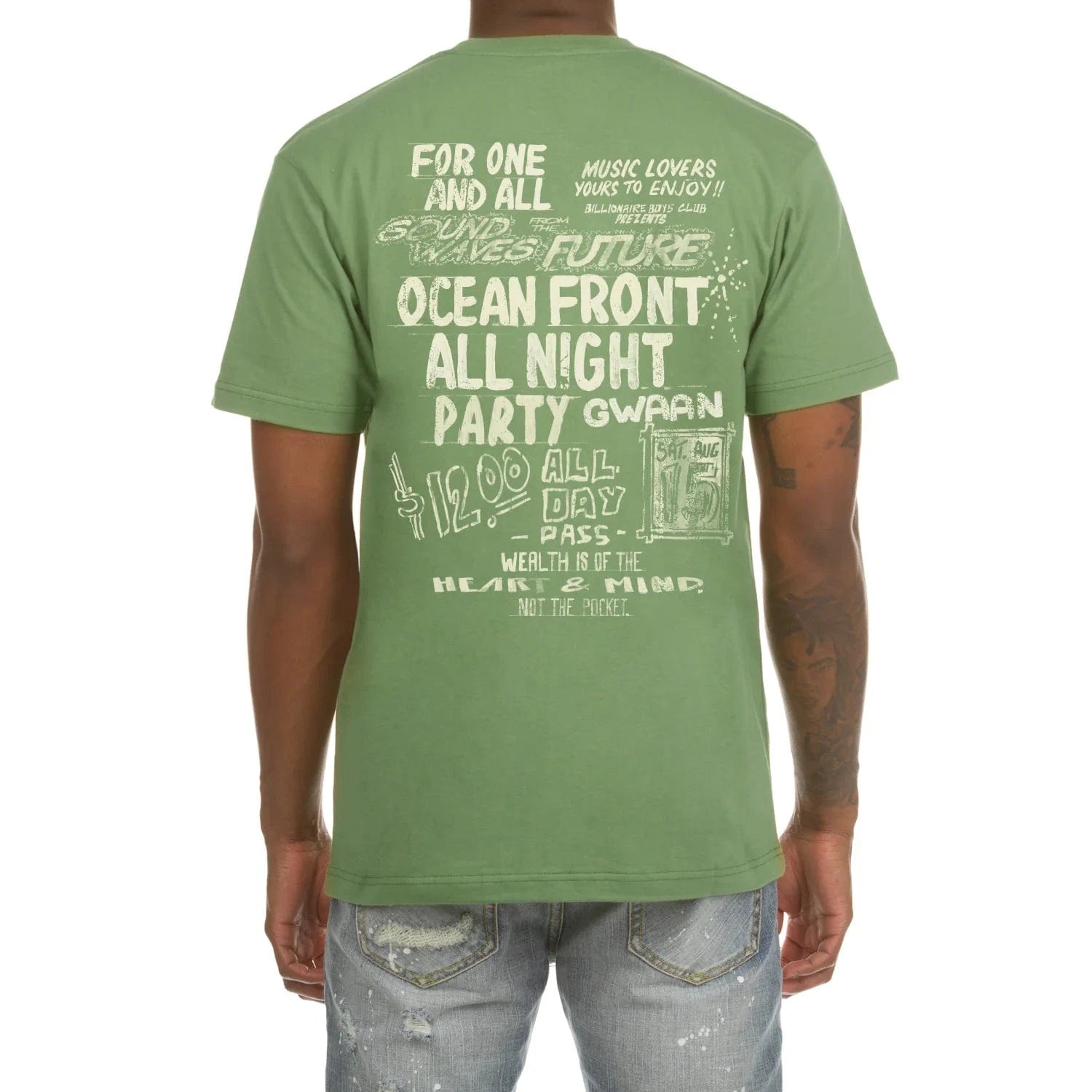 Billionaire Boys Club BB Partay SS Tee (Forest Shade) 851-6206