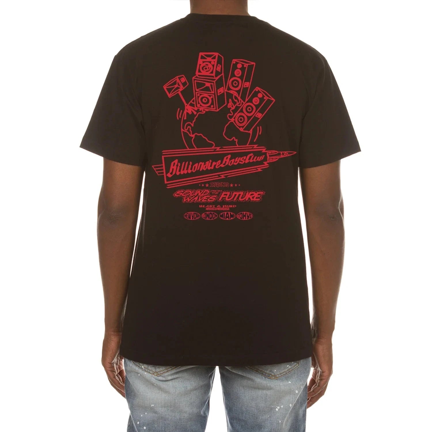 Billionaire Boys Club BB Sound Waves SS Tee (Black) 851-6203