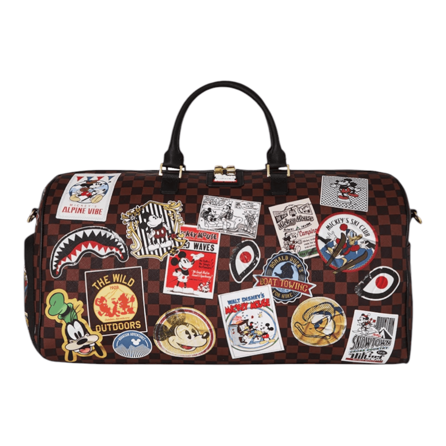 Sprayground Mickey World Tour Duffle