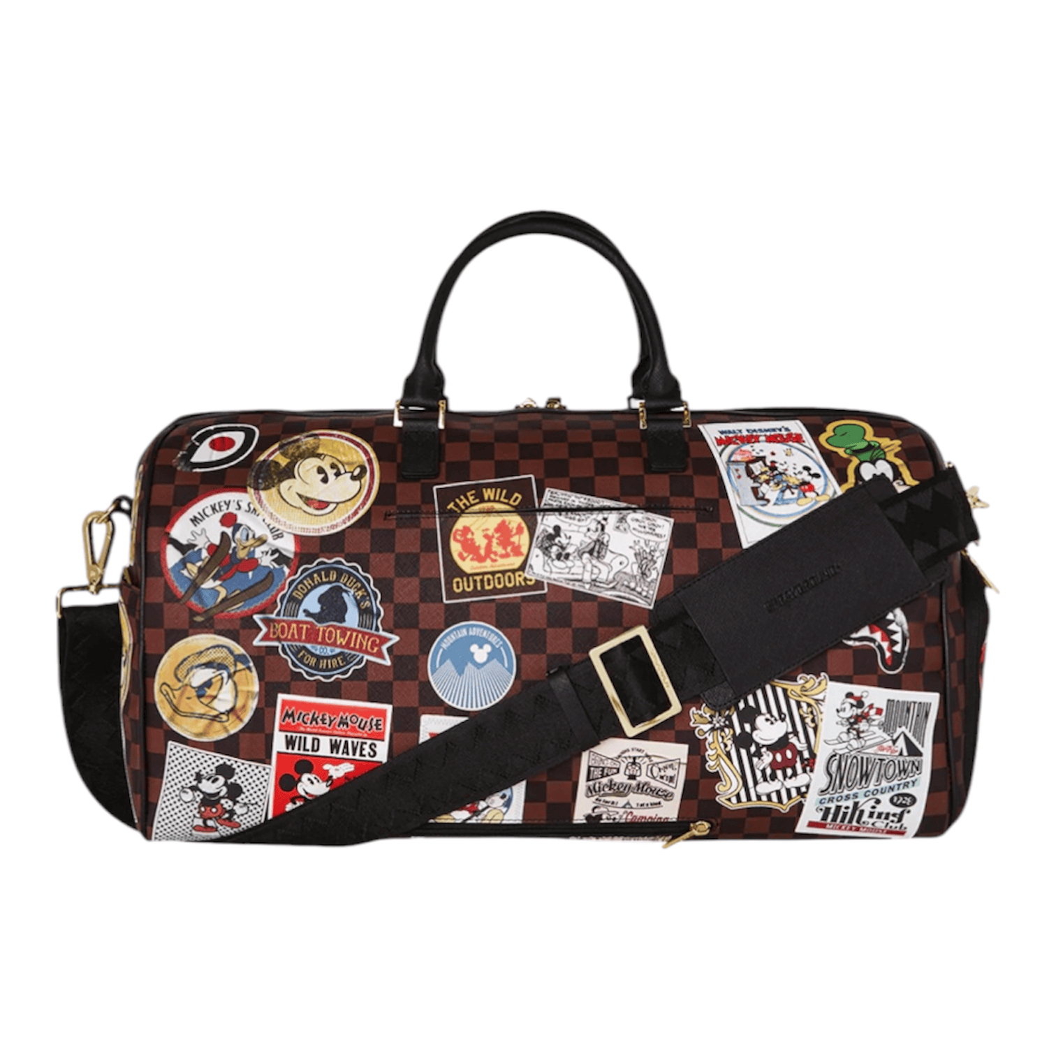 Sprayground Mickey World Tour Duffle