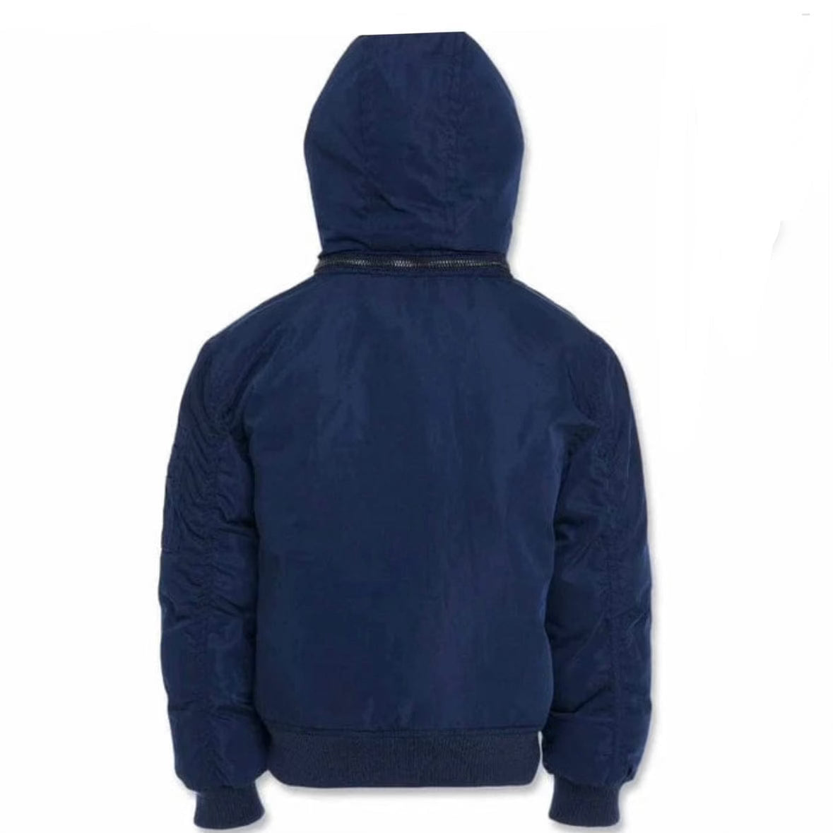 Boys Jordan Craig Squadron Hooded Bomber Jacket (Navy) 91610B