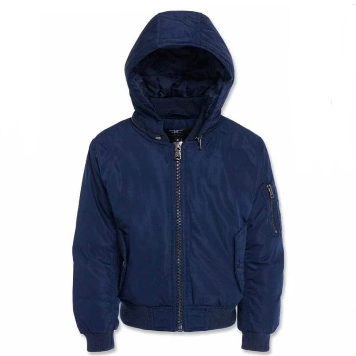 Boys Jordan Craig Squadron Hooded Bomber Jacket (Navy) 91610B