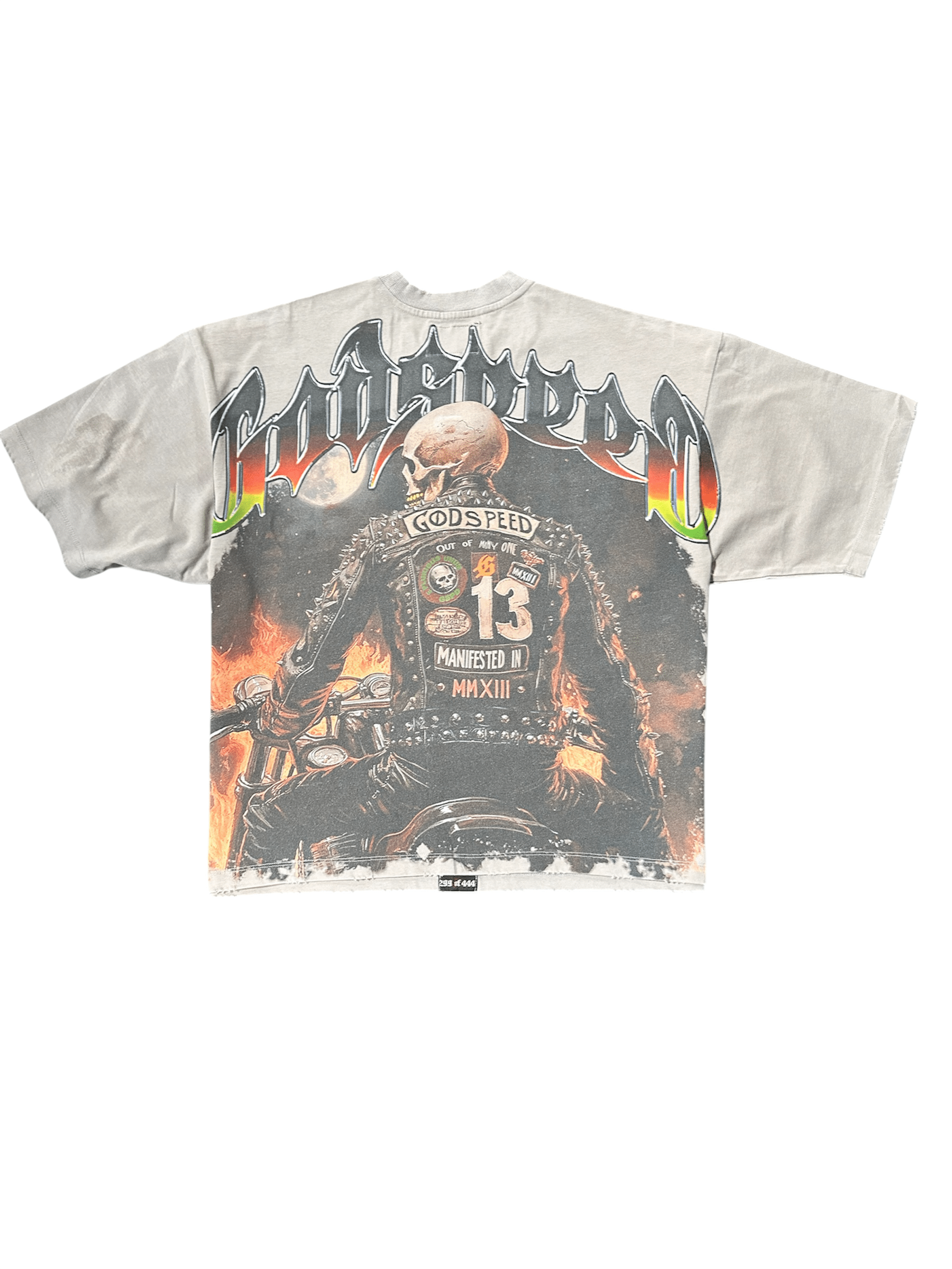 Godspeed Biker Nation Tee (Stone Wash)