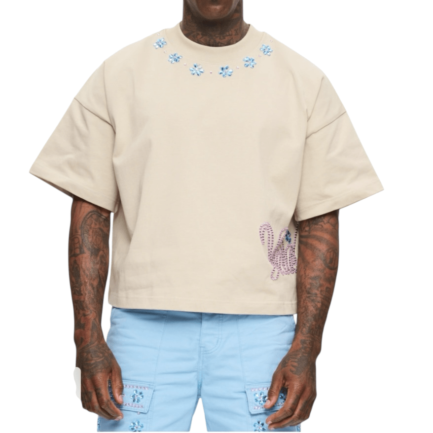 Valabasas Gem Tee (Cream) VLBS-VT1-1031