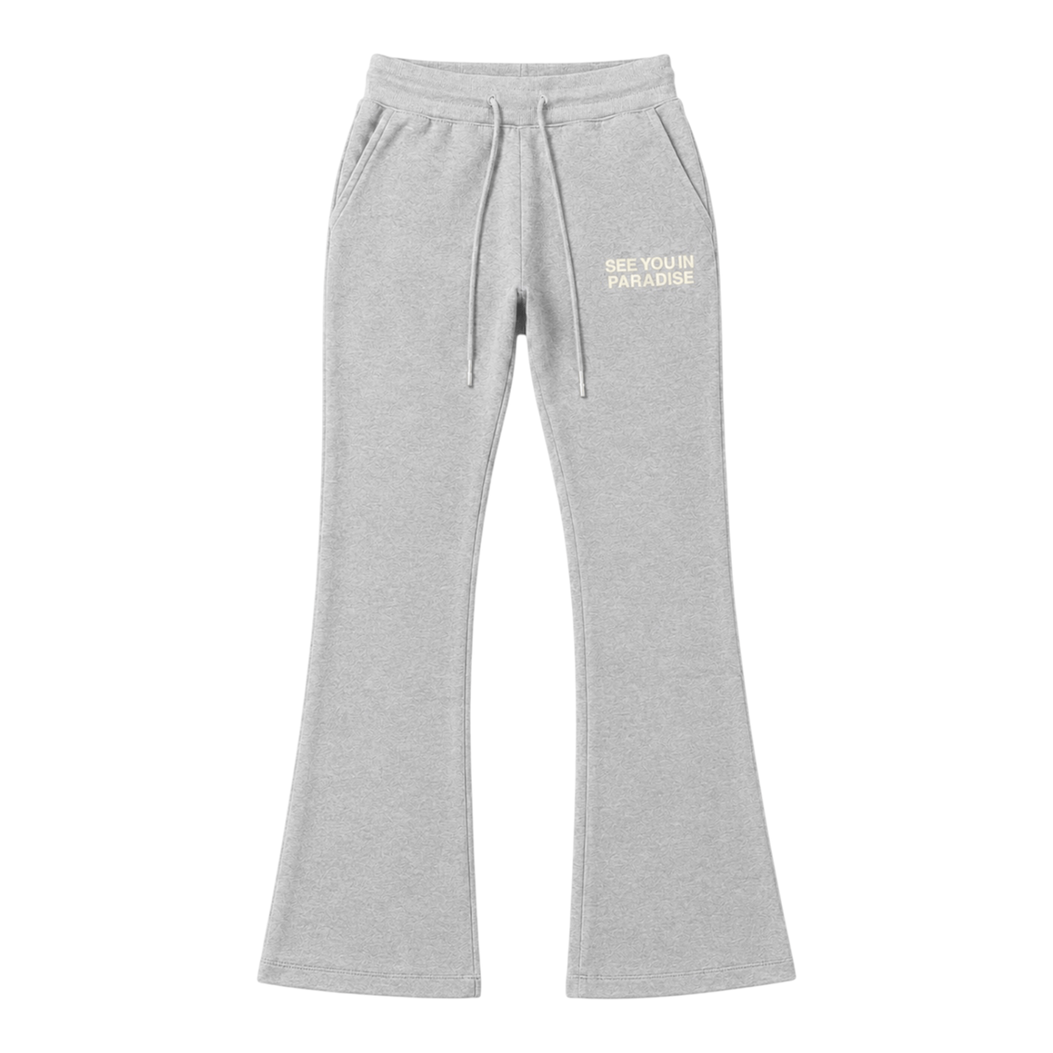 See You In Paradise Stacked Wingspan Sweatpants (H.Grey/Cream) 8816L