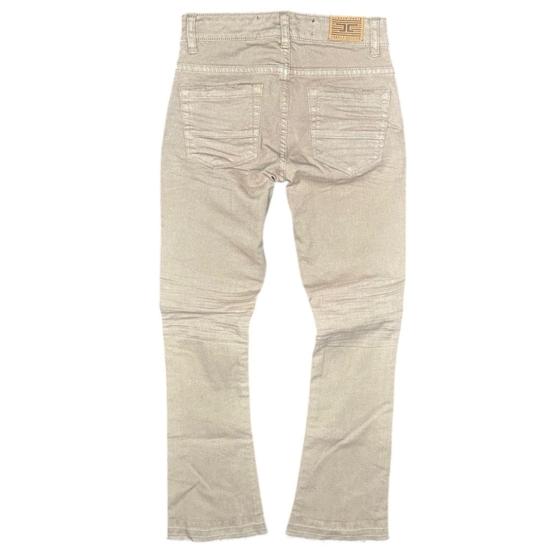 Kids Jordan Craig Stacked Tribeca Twill Pants (Khaki) JTF990RK