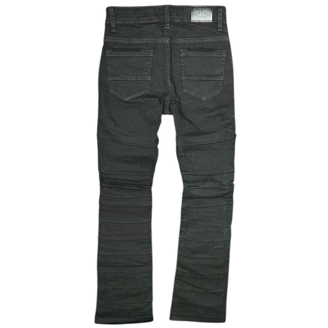 Kids Jordan Craig Stacked Ripple Effect Denim (Black) JTF1157AK