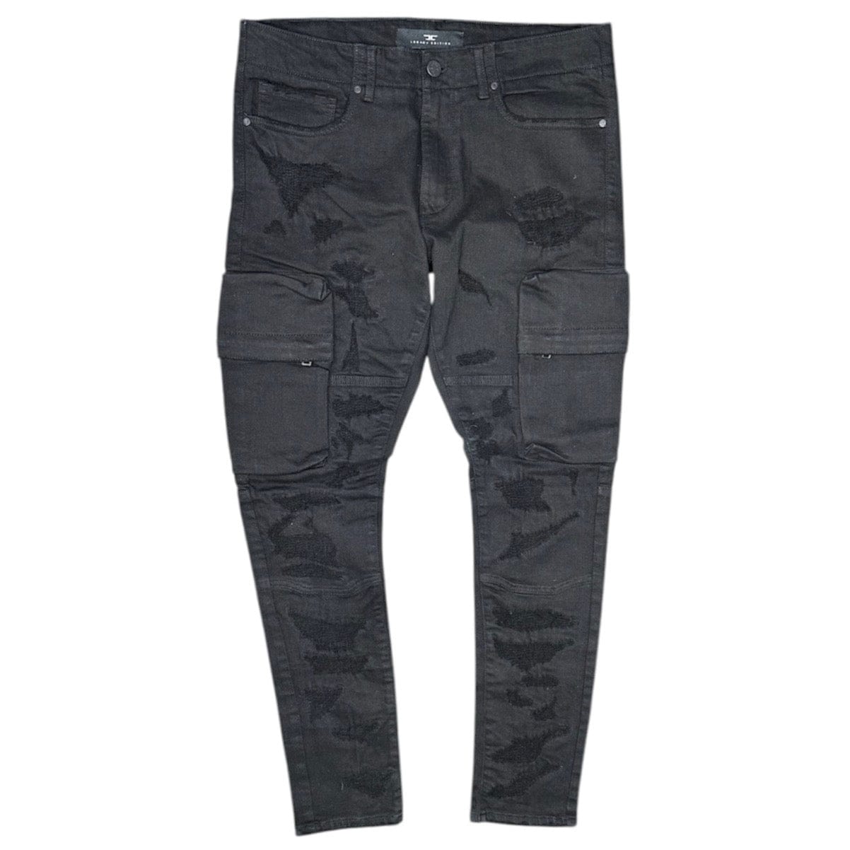 Jordan Craig Ross Heavy Hitter Cargo Jean (Black) 5681M