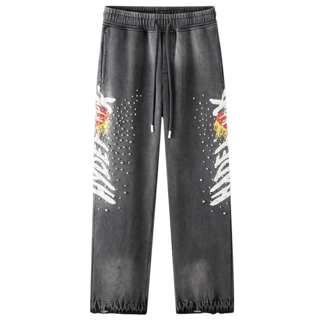 Hyde Park Easy Does It Pants (Black/Red Heart)