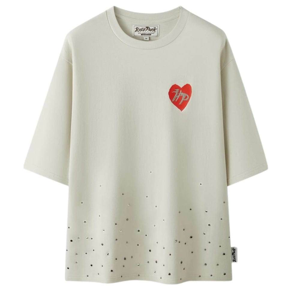Hyde Park After Work Wear Crew SST Tee (Dark Cream)