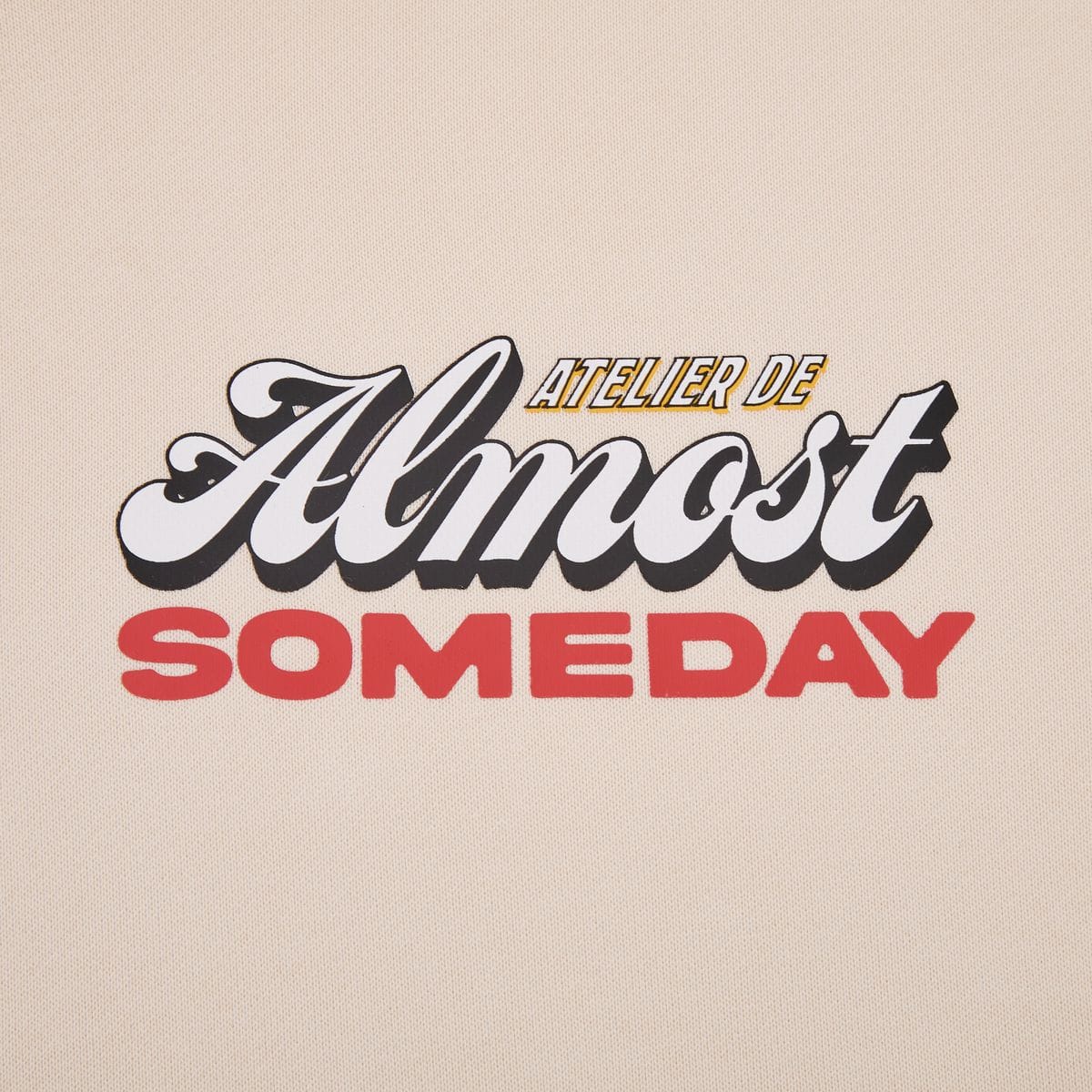 Almost Someday Atelier Hoodie (Cream) AS-H25-020