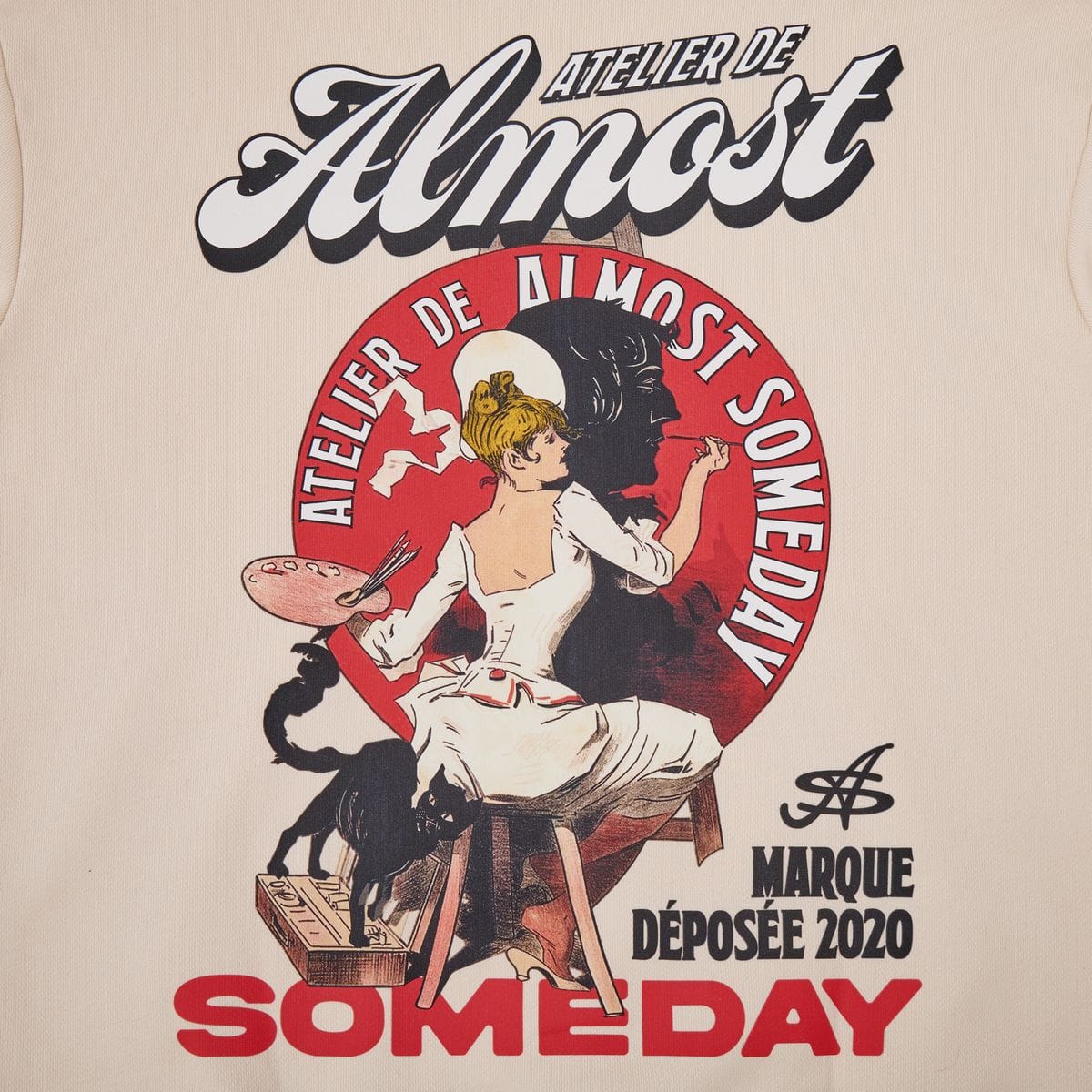 Almost Someday Atelier Hoodie (Cream) AS-H25-020