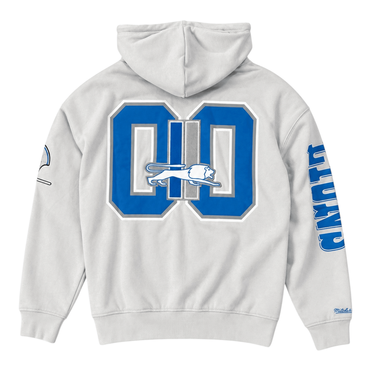 Mitchell & Ness NFL Detroit Lions Too Maxxed Full Zip Hoodie (Grey)