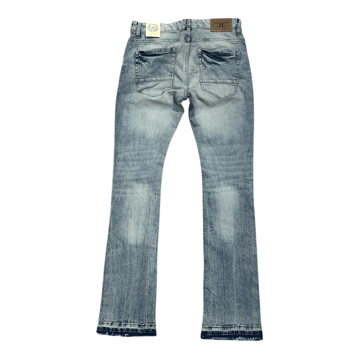 Jordan Craig Martin Stacked Light Rips Denim Jean (Antique) JTF2384