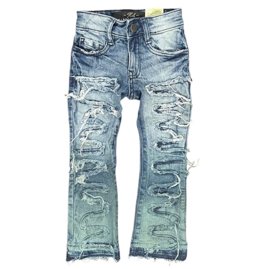 Kids Jordan Craig Stacked Oasis Denim Jean (Nightfall) JTF1131K