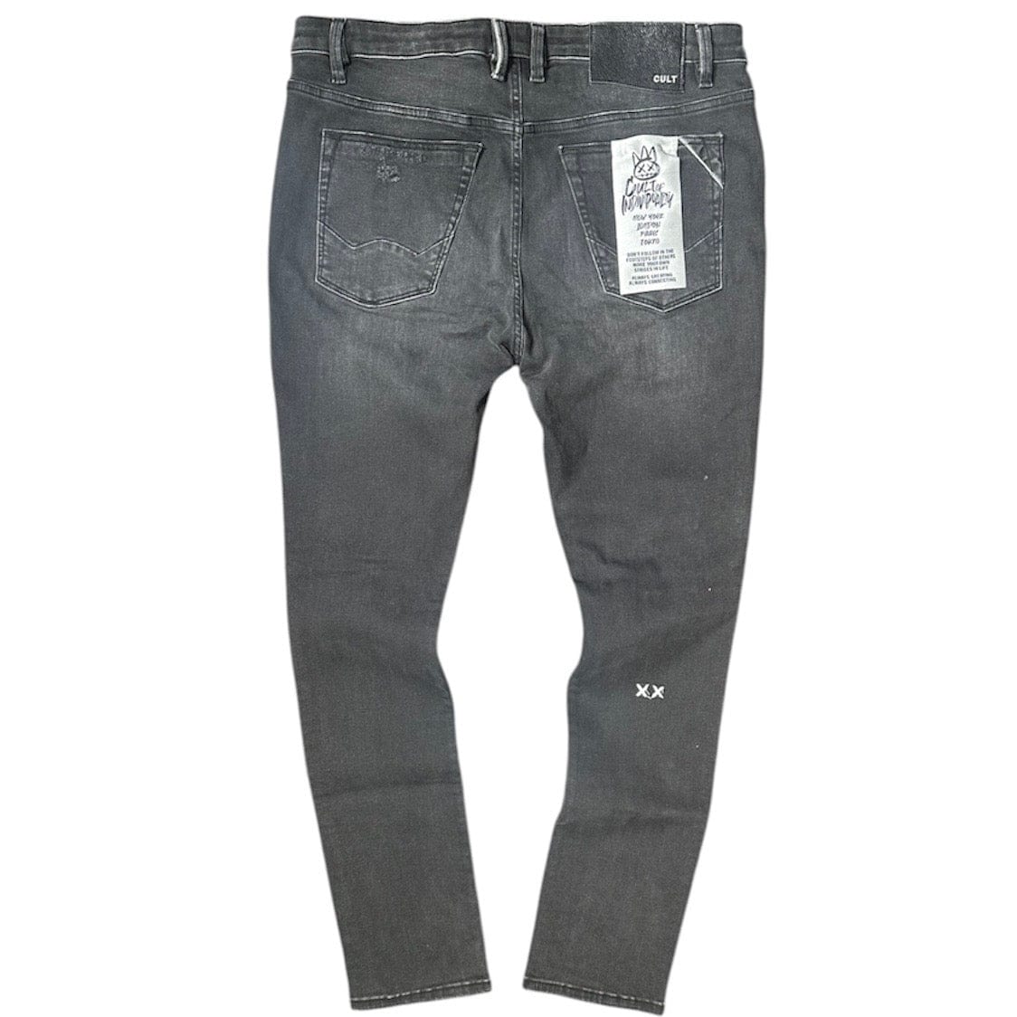 Cult Of Individuality Punk Super Skinny Jean (Jet Black) 67B0-SS18A