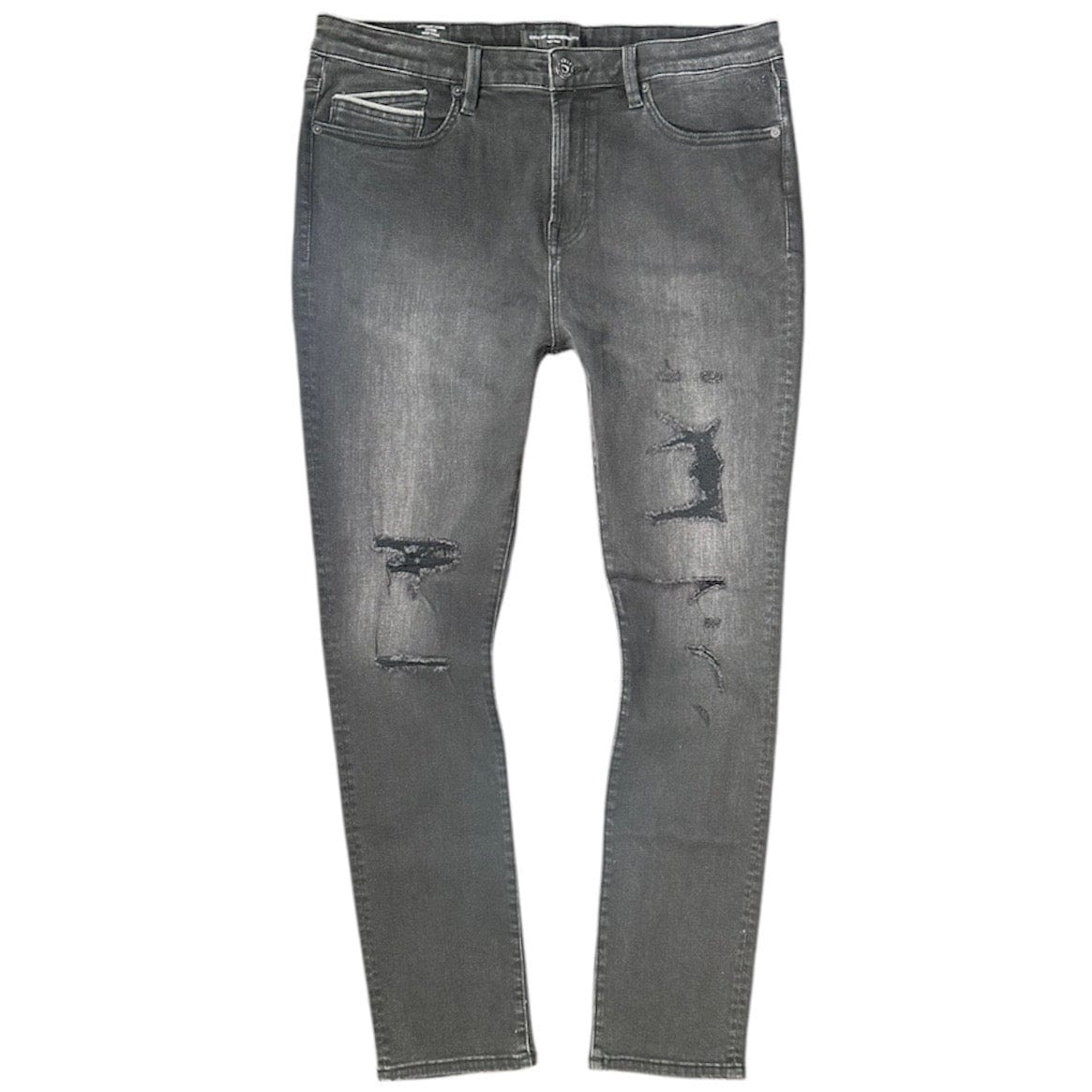 Cult Of Individuality Punk Super Skinny Jean (Jet Black) 67B0-SS18A