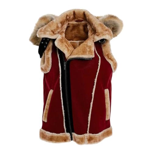 Jordan Craig Denali Shearling Vest (Burgundy) - 9373V