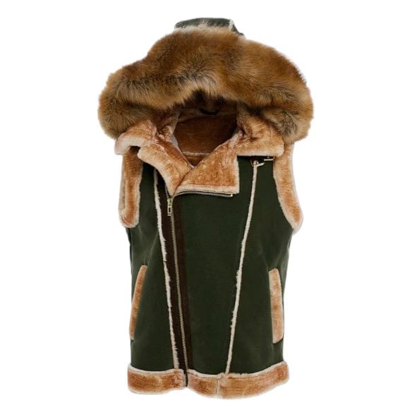 Jordan Craig Denali Shearling Vest (Olive) - 9373V