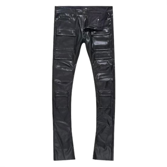 Jordan Craig Ross Stacked Thriller Cargo Pants (Black) - JRF1121