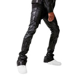 Jordan Craig Ross Stacked Thriller Cargo Pants (Black) - JRF1121