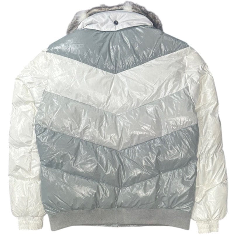 Jordan Craig Sugar Hill Nylon Puffer Jacket (Arctic White) 91548
